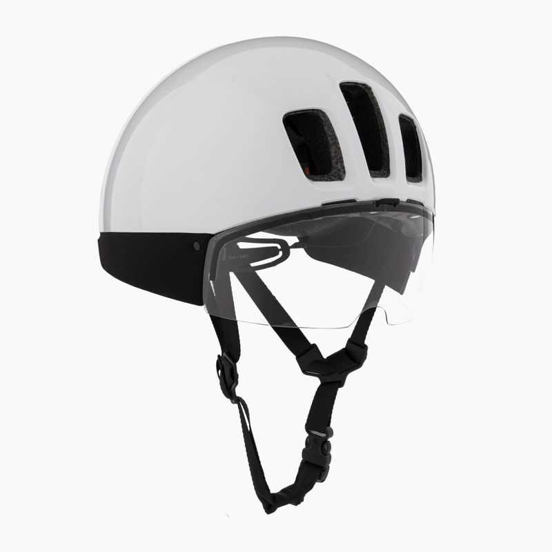 Kask rowerowy POC Procen Air hydrogen white/clarity road violet/clear 2