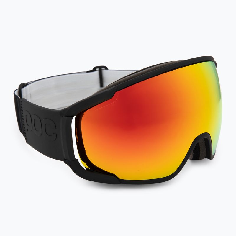 Gogle narciarskie POC Zonula uranium black/partly sunny orange/cloudy coral