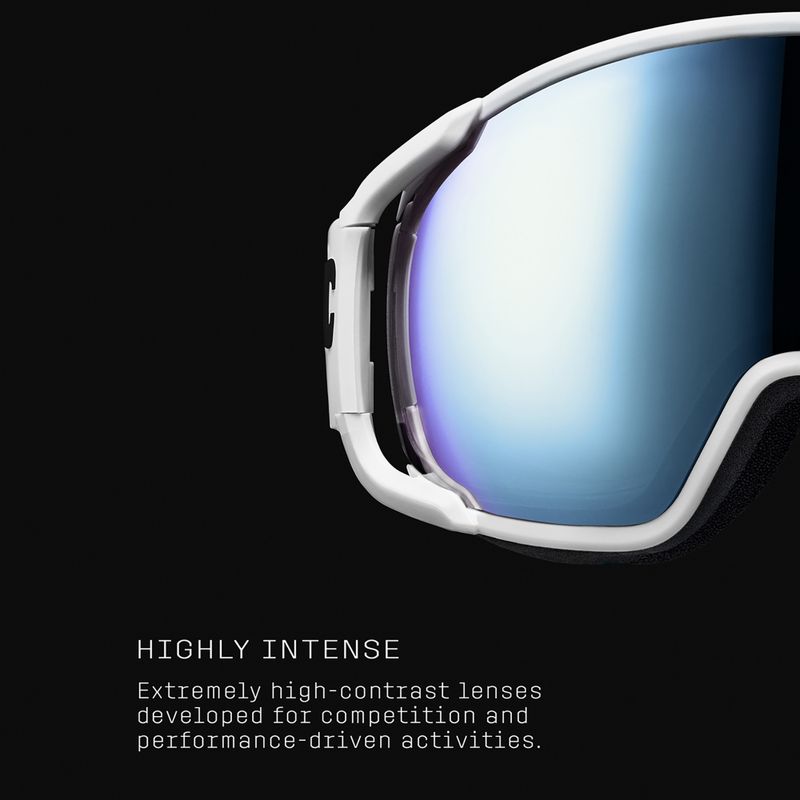 Gogle narciarskie POC Zonula hydrogen white/partly sunny blue 10