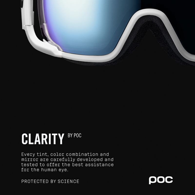 Gogle narciarskie POC Zonula hydrogen white/partly sunny blue 11