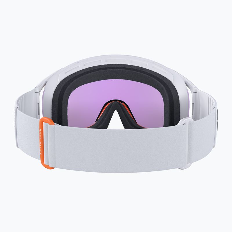 Gogle narciarskie POC Zonula Race hydrogen white/zink orange/partly blue 4