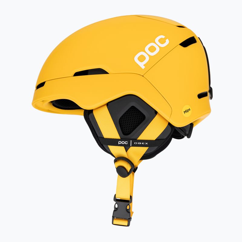 Kask narciarski POC Obex MIPS sulphite yellow matt 5