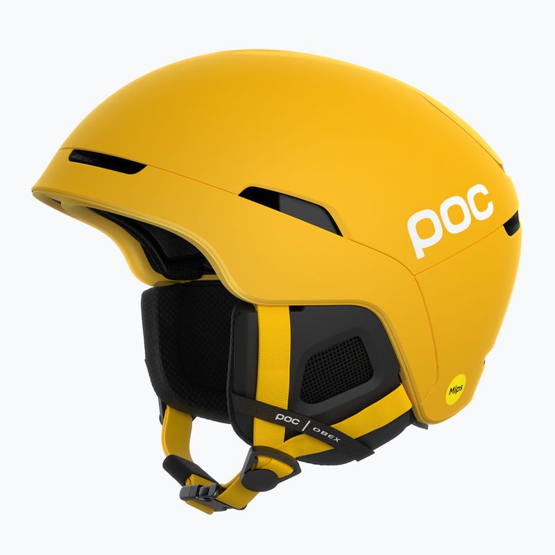 Kask narciarski POC Obex MIPS sulphite yellow matt 6