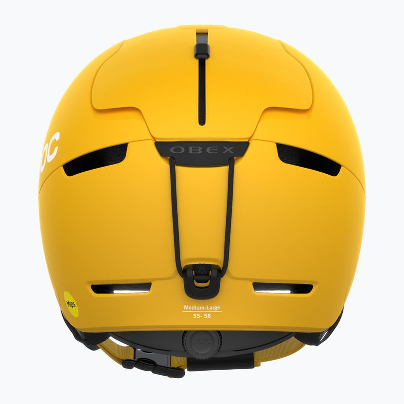 Kask narciarski POC Obex MIPS sulphite yellow matt 9