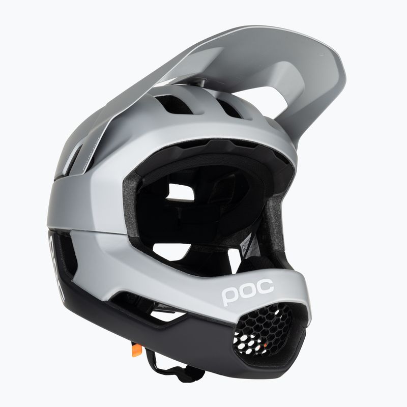 Kask rowerowy POC Otocon Race MIPS argentite silver/uranium black matt