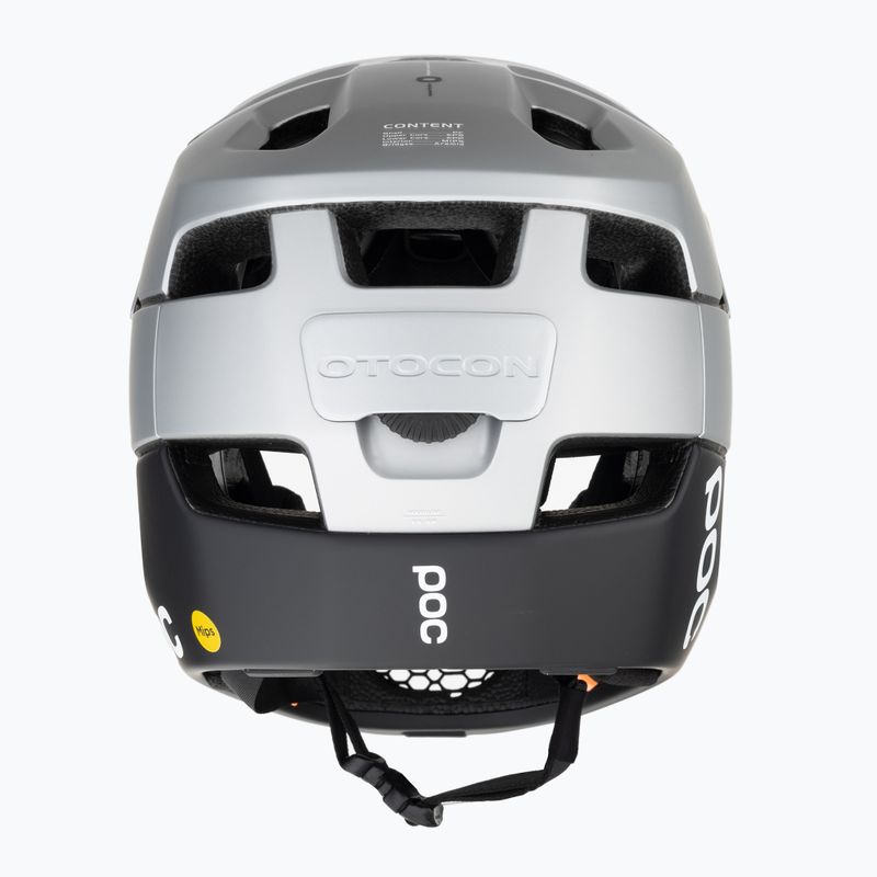 Kask rowerowy POC Otocon Race MIPS argentite silver/uranium black matt 3