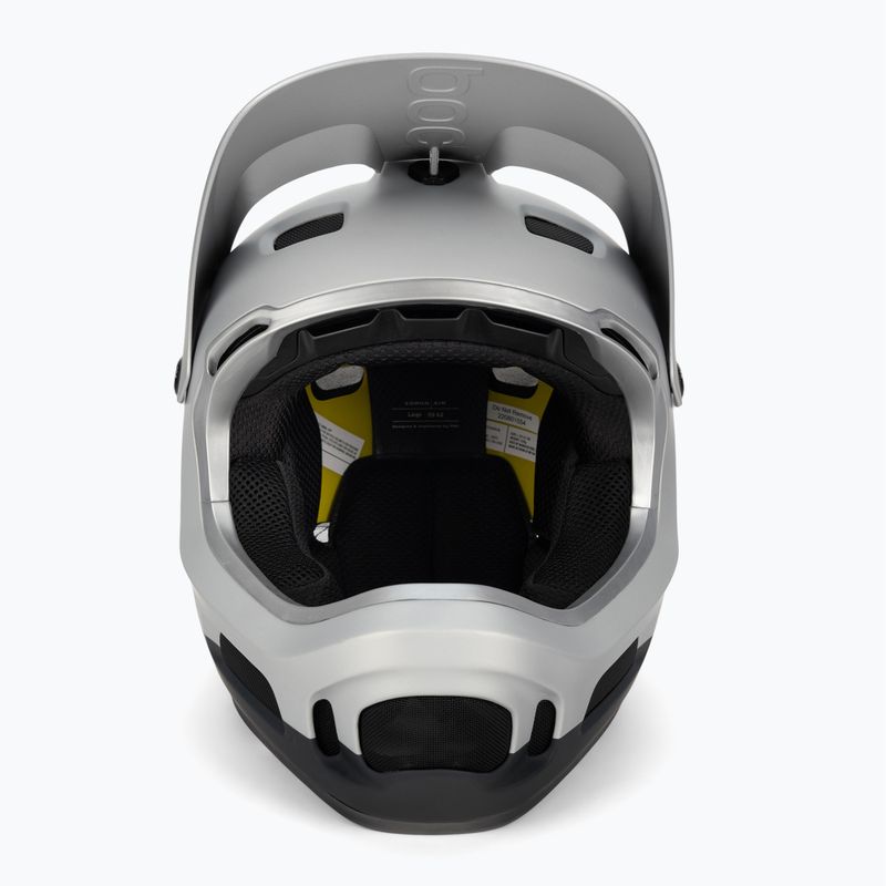 Kask rowerowy POC Coron Air MIPS argentite silver/uranium black matt 2
