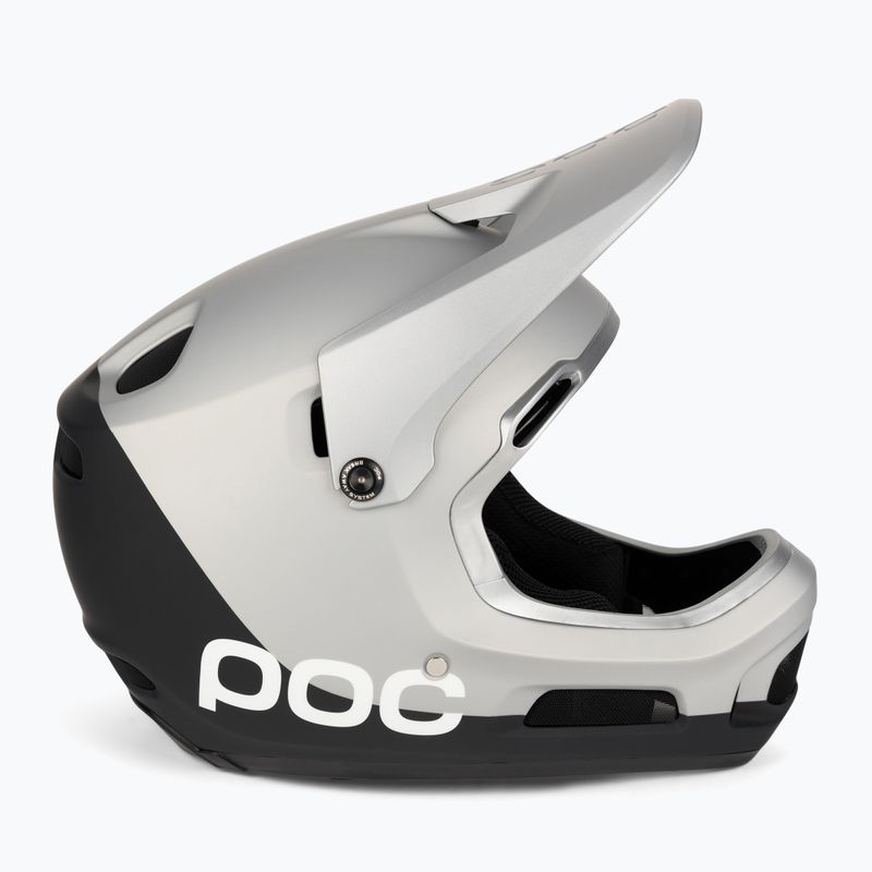 Kask rowerowy POC Coron Air MIPS argentite silver/uranium black matt 3
