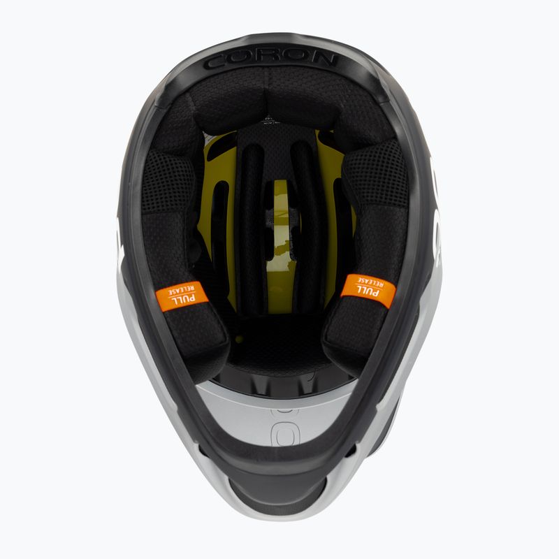 Kask rowerowy POC Coron Air MIPS argentite silver/uranium black matt 5