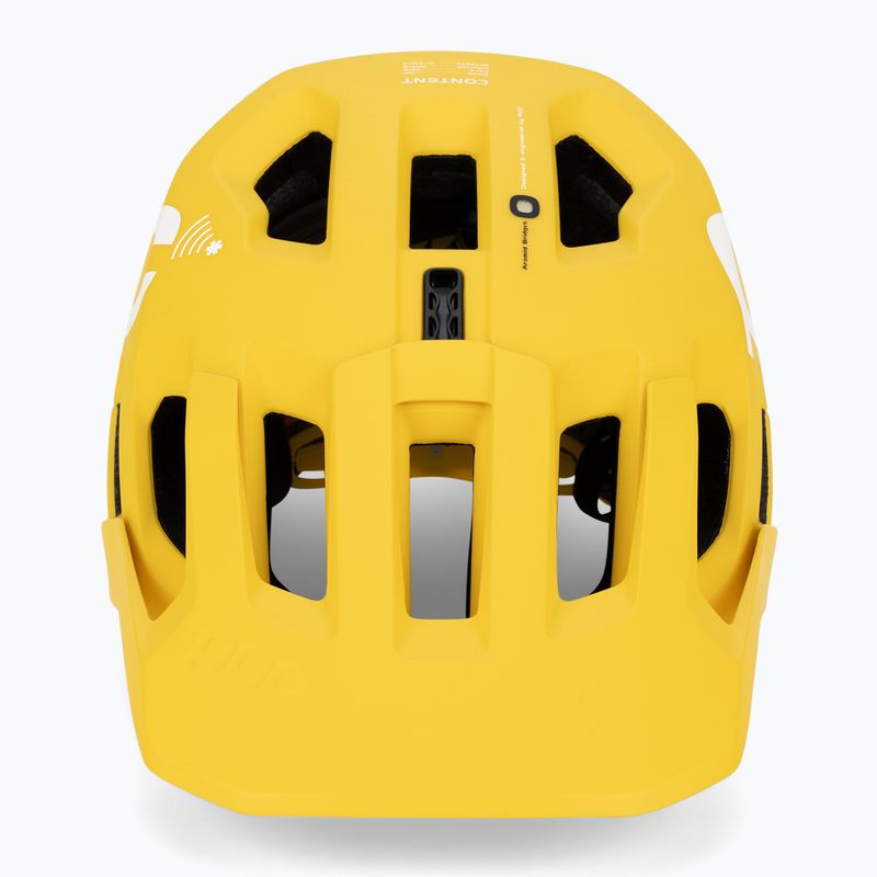 Kask rowerowy POC Kortal Race MIPS aventurine yellow matt 2