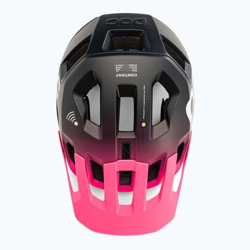 Kask rowerowy POC Kortal Race MIPS fluorescent pink/uranium black matt 6