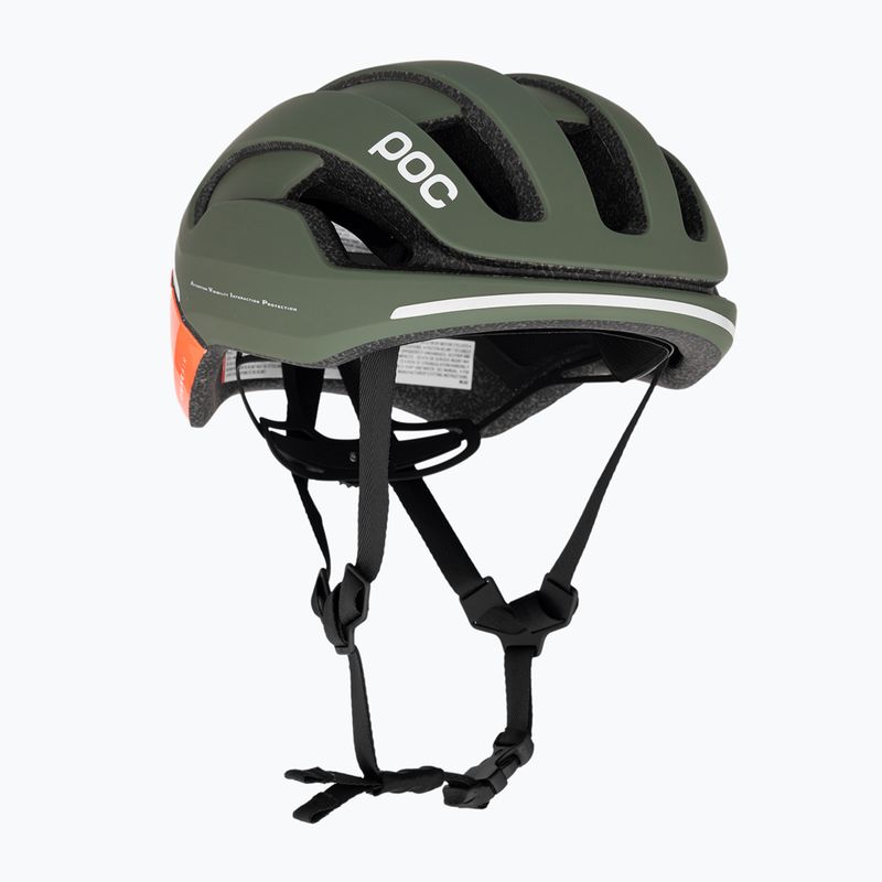 Kask rowerowy POC Omne Beacon MIPS fluorescent orange avip/epidote green matt