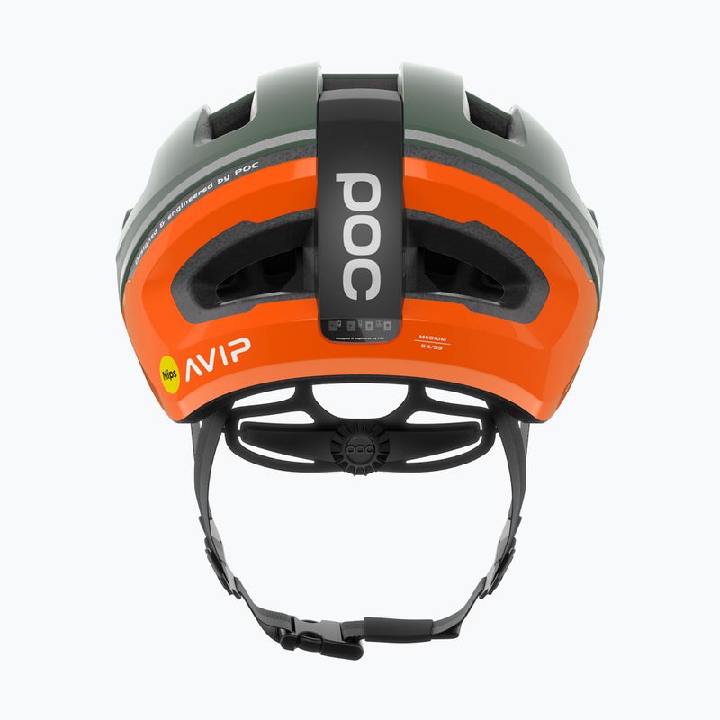 Kask rowerowy POC Omne Beacon MIPS fluorescent orange avip/epidote green matt 6