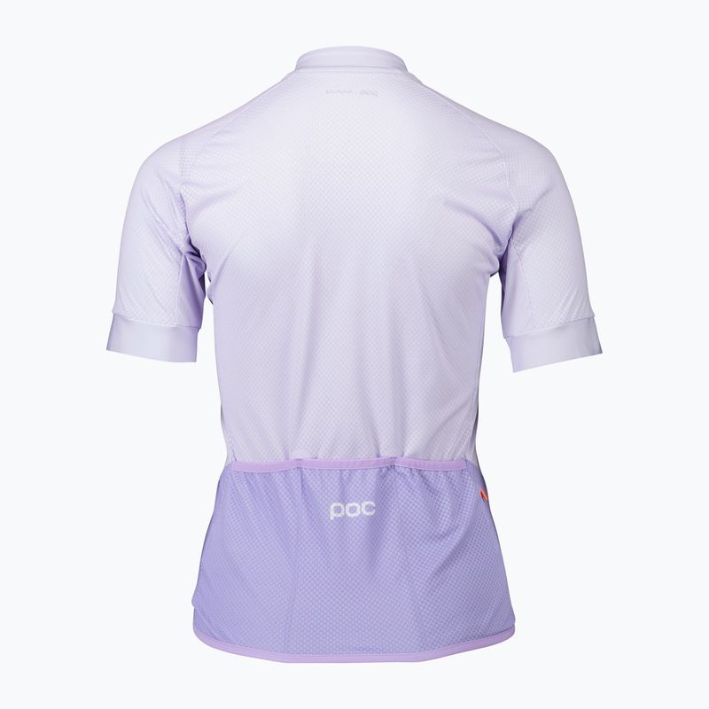 Koszulka rowerowa damska POC Essential Road Logo W purple amethyst/purple quartz 2