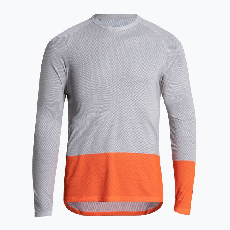 Longsleeve rowerowy męski POC MTB Pure granite grey/zink orange 3