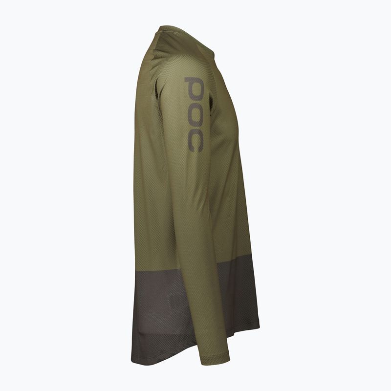 Longsleeve rowerowy męski POC MTB Pure epidote green/sylvanite grey 7