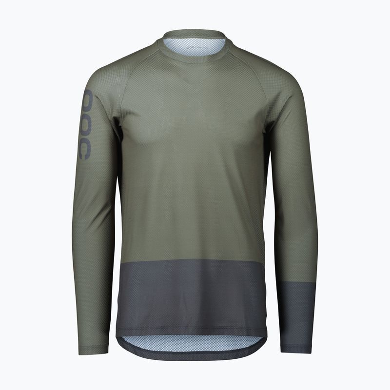 Longsleeve rowerowy męski POC MTB Pure epidote green/sylvanite grey 8