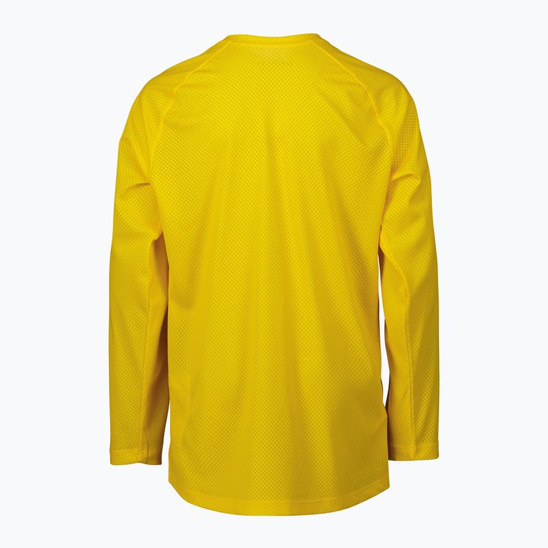 Longsleeve rowerowy dziecięcy POC Essential MTB aventurine yellow 2