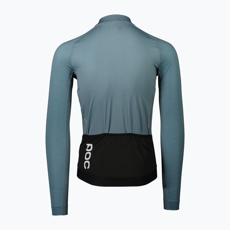 Longsleeve rowerowy męski POC Essential Road poc o calcite blue 2