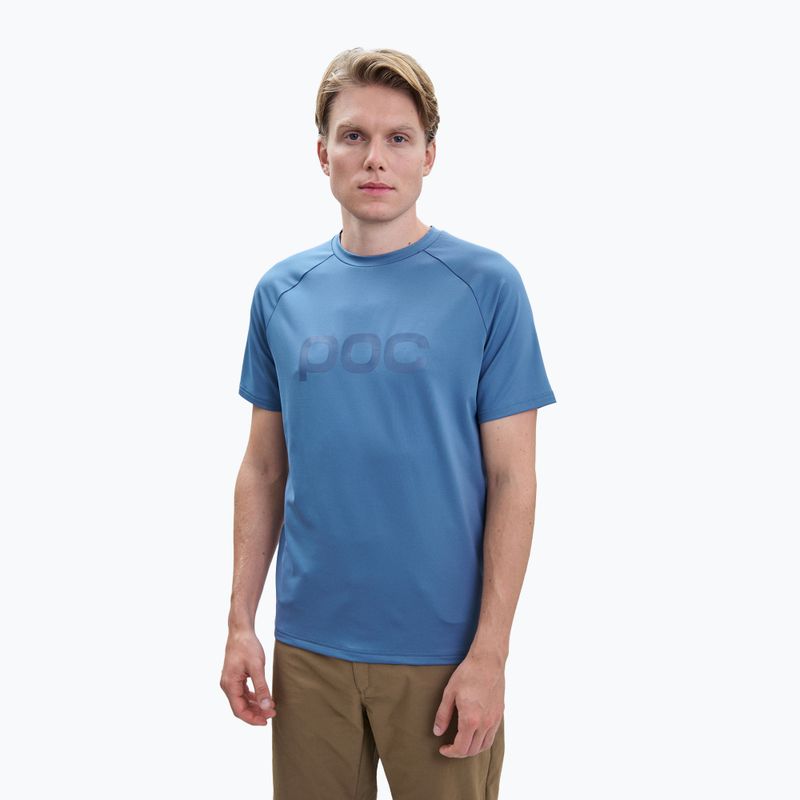 Koszulka rowerowa męska POC Reform Enduro Tee calcite blue