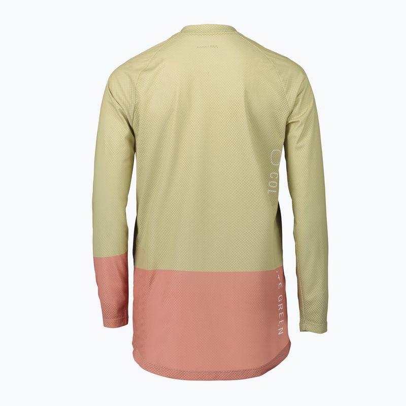 Longsleeve rowerowy damski POC MTB Pure W prehnite green/rock salt 5