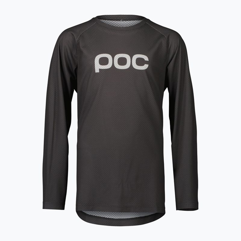 Longsleeve rowerowy dziecięcy POC Essential MTB sylvanite grey