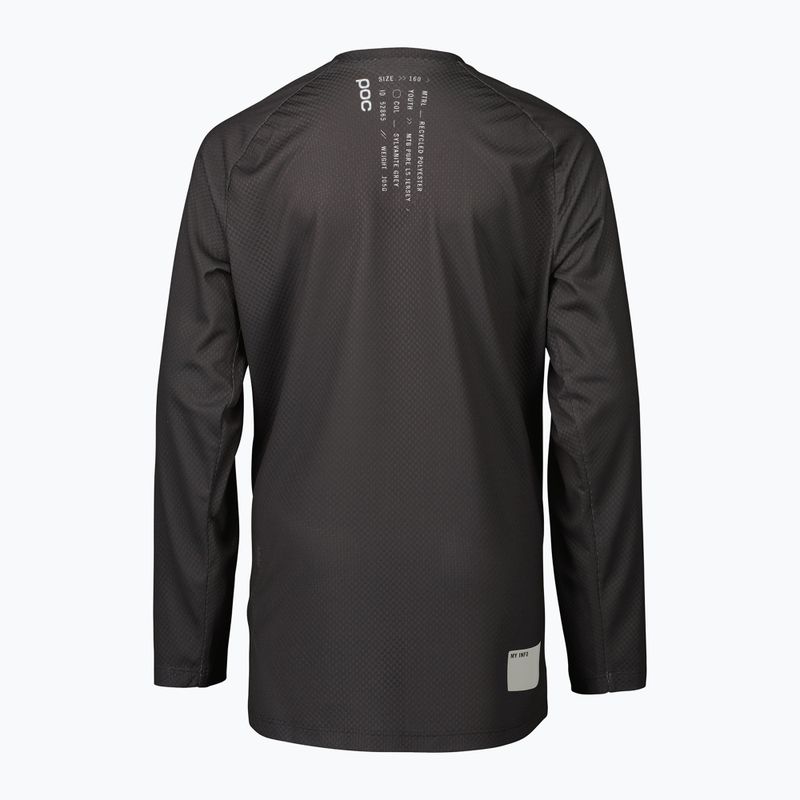 Longsleeve rowerowy dziecięcy POC Essential MTB sylvanite grey 2