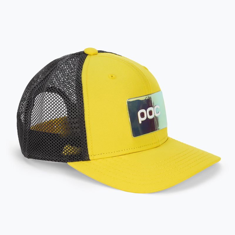 Czapka z daszkiem dziecięca POC Essential MTB Cap Jr aventurine yellow