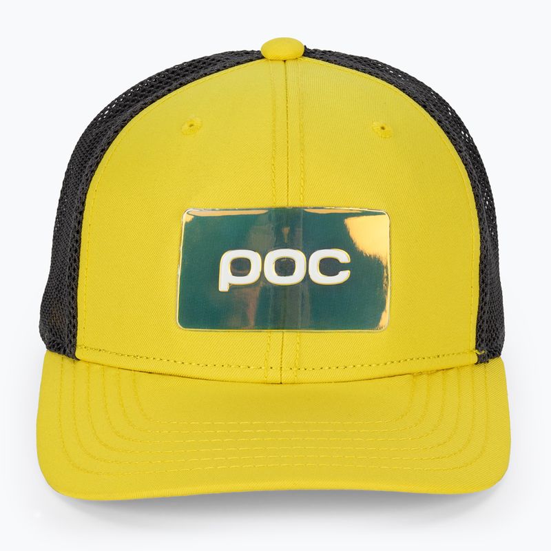 Czapka z daszkiem dziecięca POC Essential MTB Cap Jr aventurine yellow 4