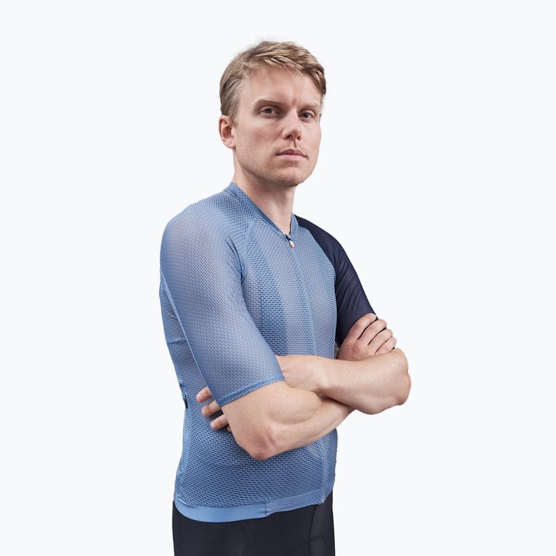 Koszulka rowerowa męska POC Air calcite blue/turmaline navy 3
