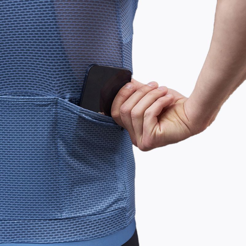 Koszulka rowerowa męska POC Air calcite blue/turmaline navy 6