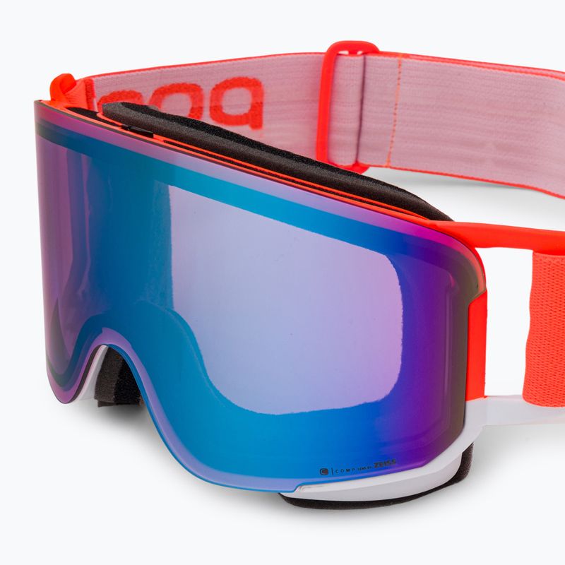 Gogle narciarskie POC Nexal Clarity Comp fluorescent orange/hydrogen white/spektris blue 6