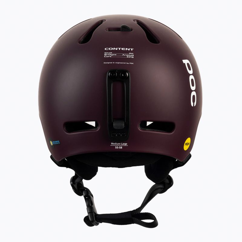 Kask narciarski POC Fornix MIPS garnet red matt 3