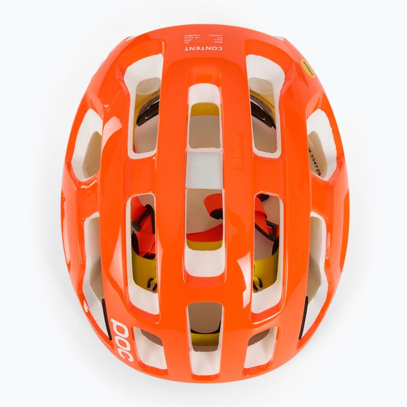 Kask rowerowy POC Octal MIPS fluorescent orange avip 6