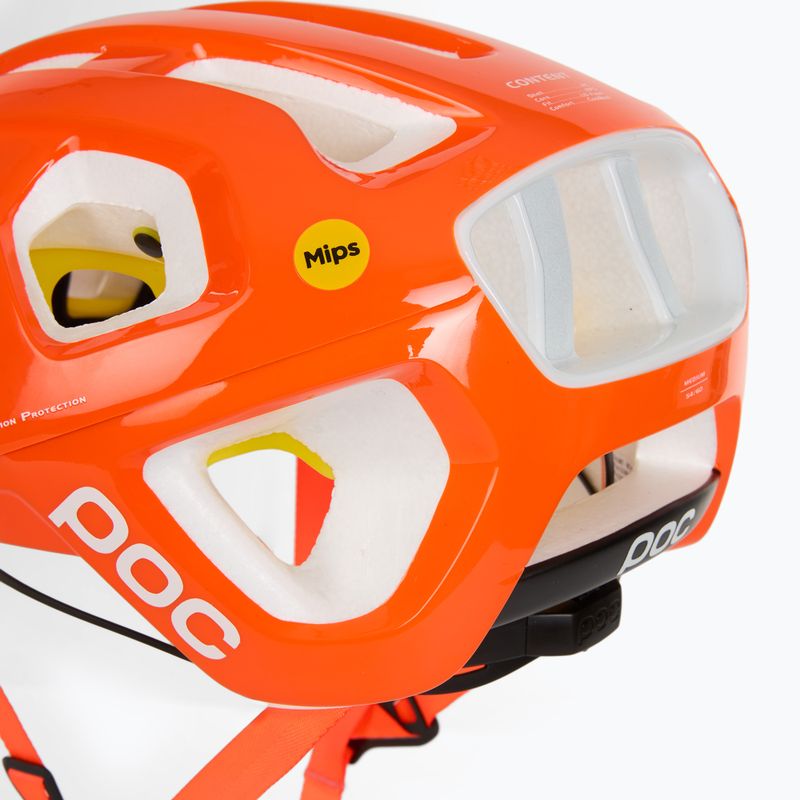 Kask rowerowy POC Octal MIPS fluorescent orange avip 7