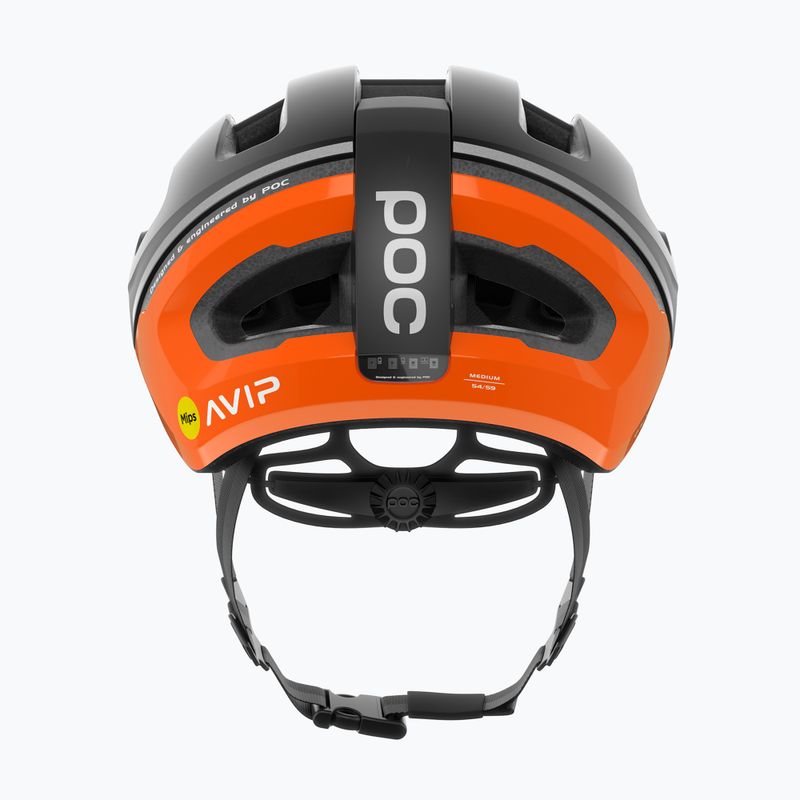 Kask rowerowy POC Omne Beacon MIPS fluorescent orange avip/uranium black matt 6