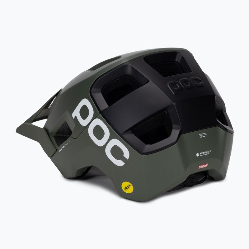Kask rowerowy POC Kortal Race MIPS epidote green/uranium black metallic/matt 4