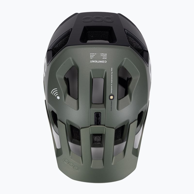 Kask rowerowy POC Kortal Race MIPS epidote green/uranium black metallic/matt 6