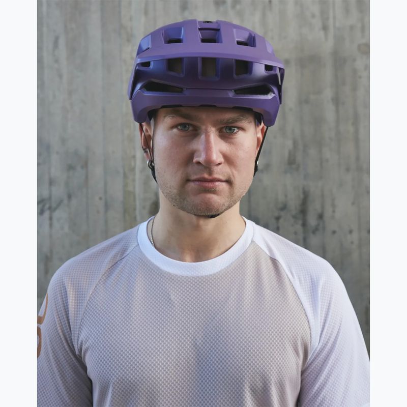 Kask rowerowy POC Kortal Race MIPS purple/uranium black metallic matt 7