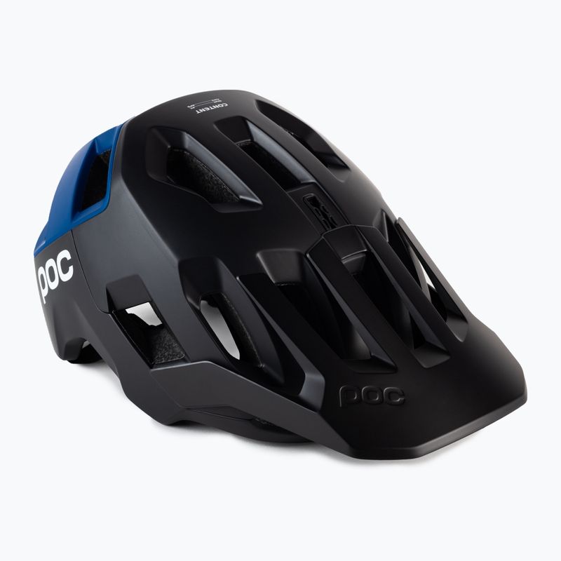 Kask rowerowy POC Kortal uranium black/opal blue metallic/matt