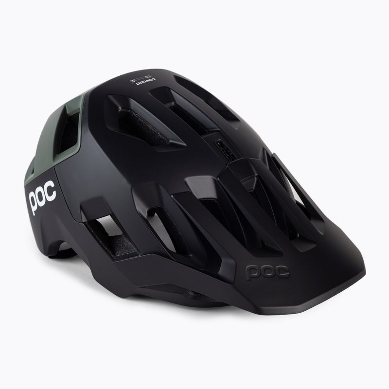 Kask rowerowy POC Kortal uranium black/epidote green metallic/matt