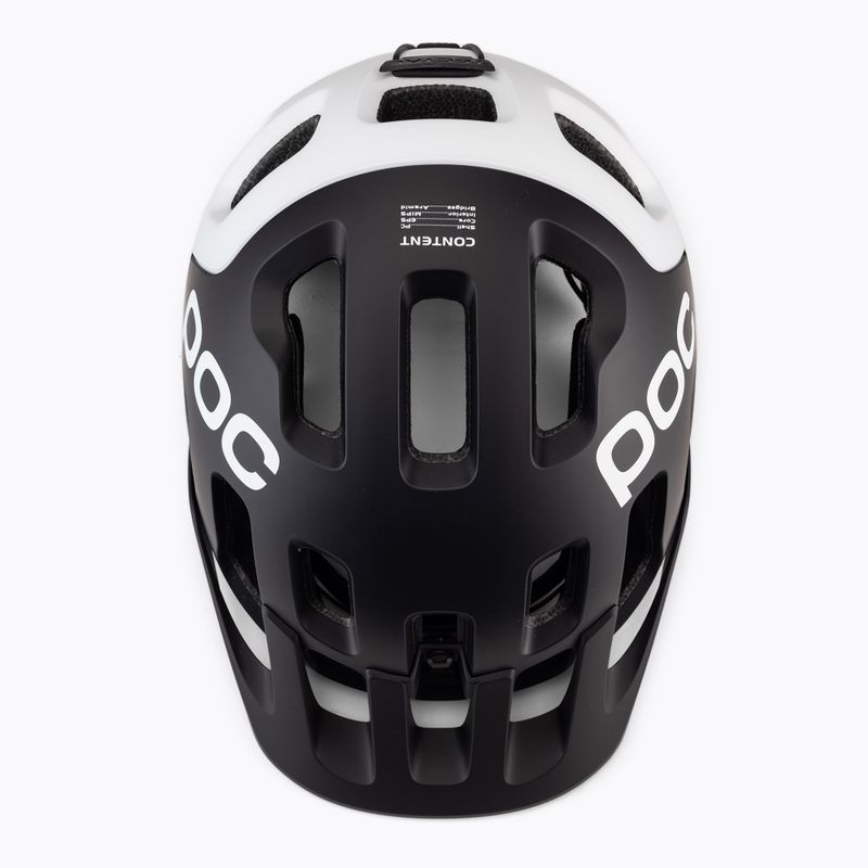 Kask rowerowy POC Tectal Race MIPS uranium black/hydrogen white matt 6