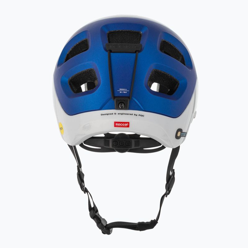 Kask rowerowy MTB POC Tectal Race MIPS hydrogen white/opal blue metallic mat 3