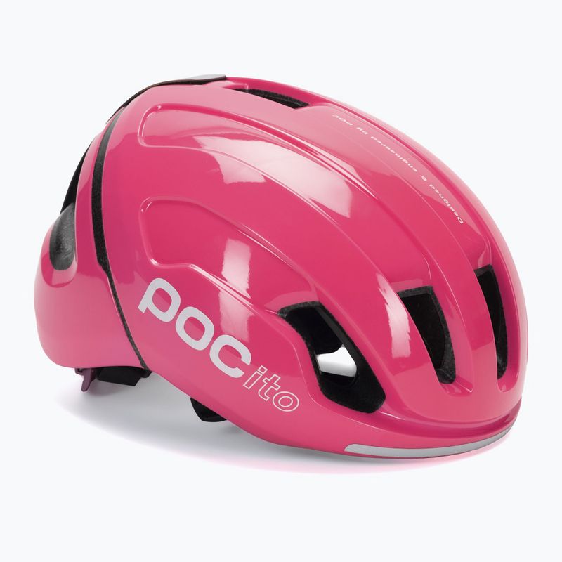 Kask rowerowy dziecięcy POC POCito Omne MIPS fluorescent pink