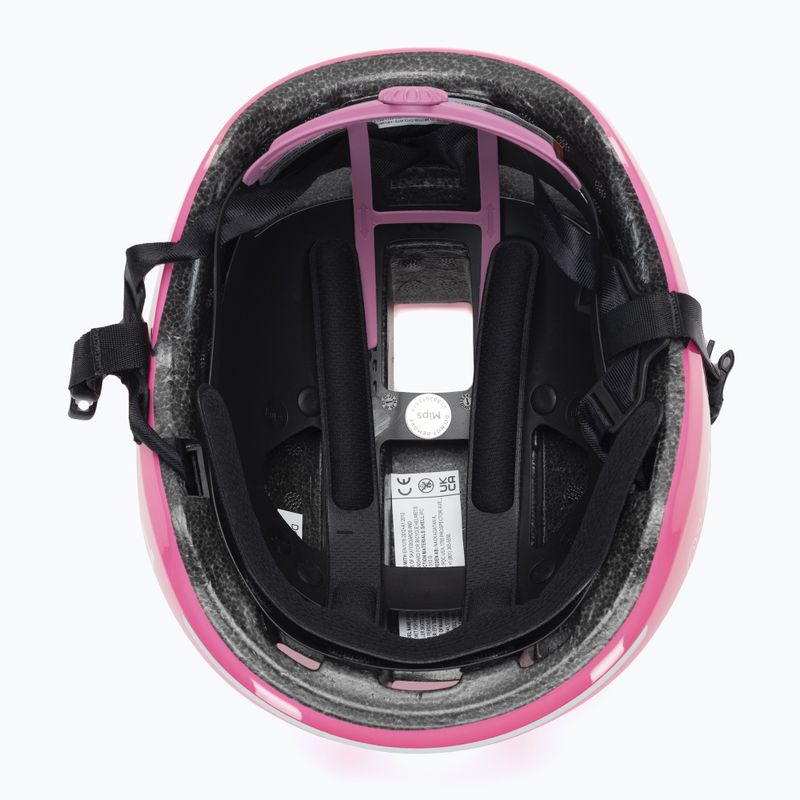 Kask rowerowy dziecięcy POC POCito Omne MIPS fluorescent pink 5