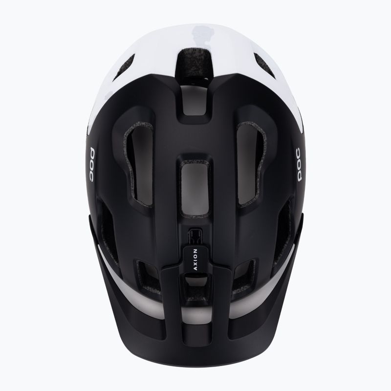 Kask rowerowy POC Axion Race MIPS uranium black matt/hydrogen white 6