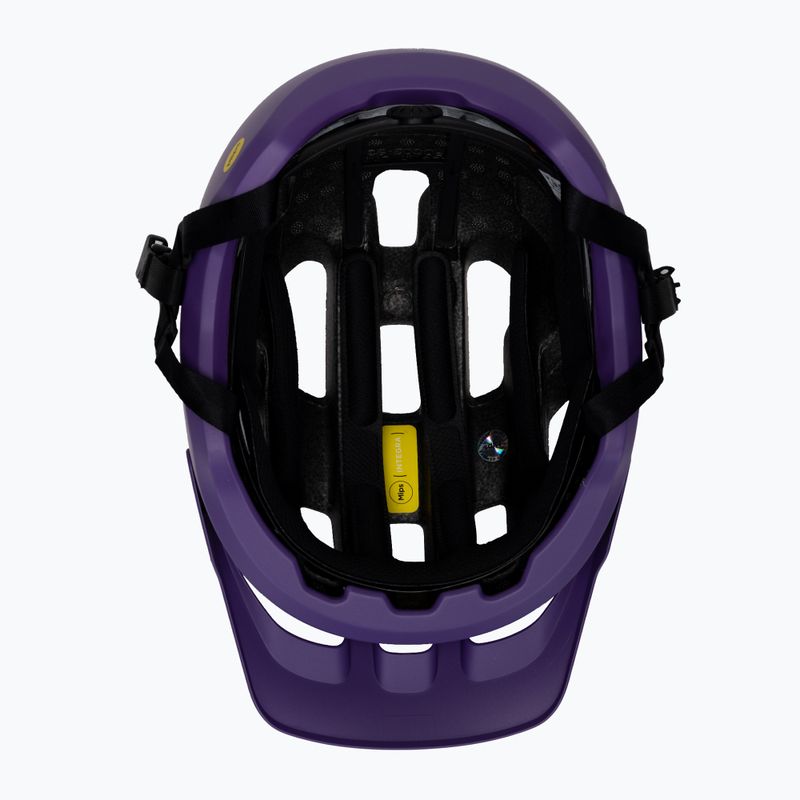 Kask rowerowy POC Axion Race MIPS sapphire purple/uranium black metallic/matt 5