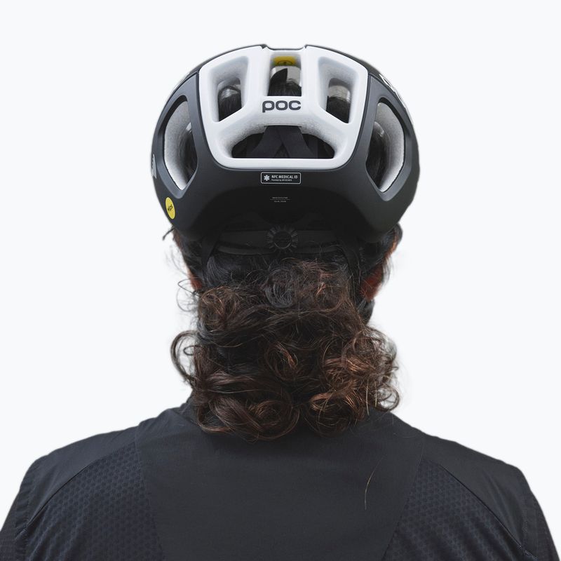 Kask rowerowy POC Ventral Air MIPS NFC uranium black/hydrogen white matt 7