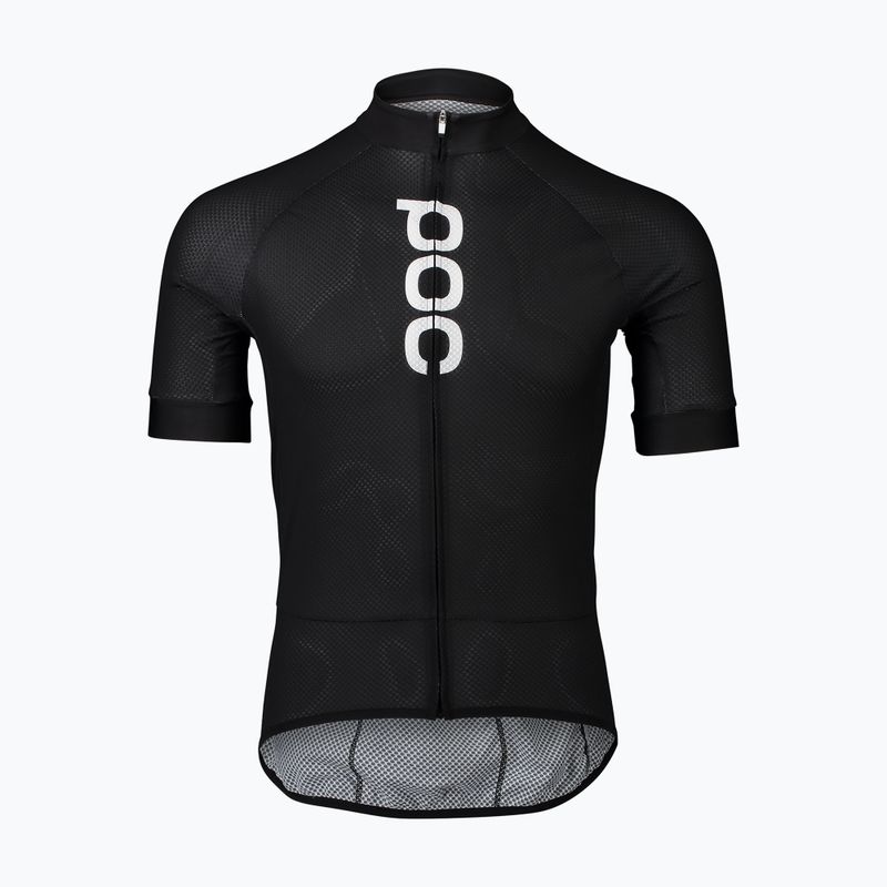 Koszulka rowerowa męska POC Essential Road Logo uranium black 5