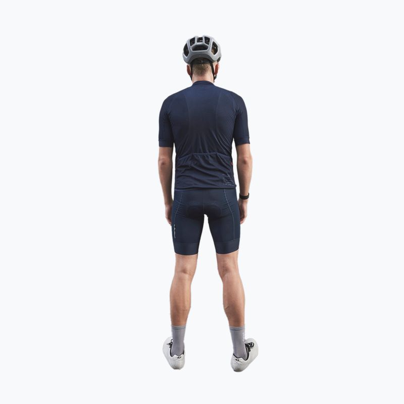 Koszulka rowerowa męska POC Essential Road Logo turmaline navy 3